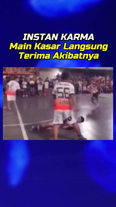 INSTANT KARMA!!! This Futsal Player Immediately Suffered the Consequences for Rough Play #shorts