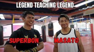 Masato teaches Superbon Techniques to beat Thai Fighters