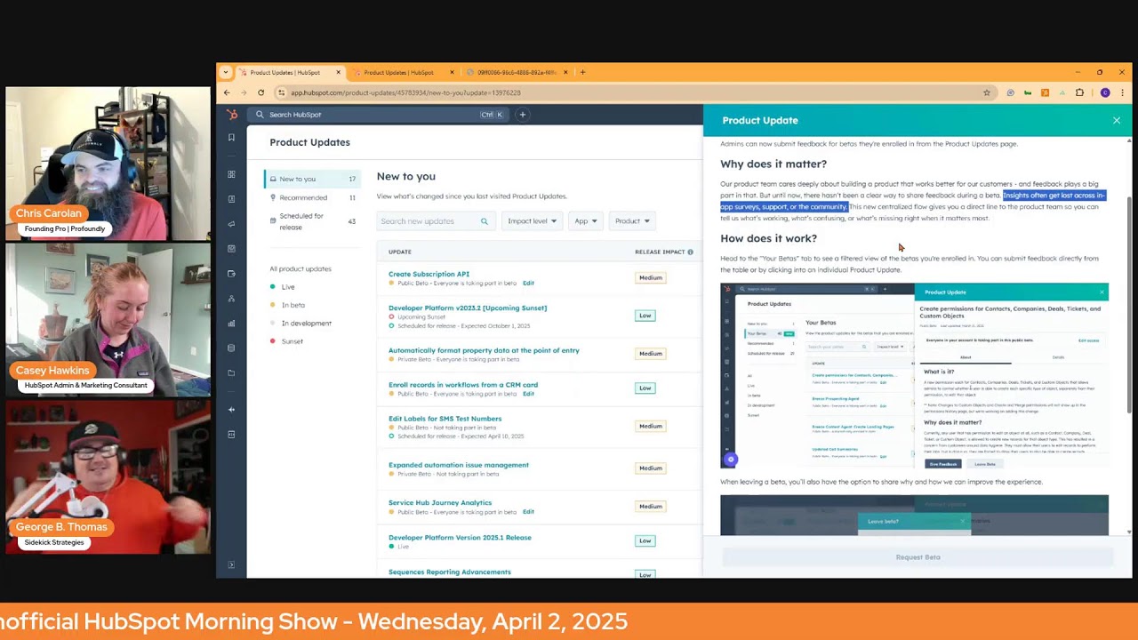 250402 Wake Up With Customer Platform - The Unofficial HubSpot Morning Show