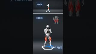 Leg Day: Gym vs Home Workout (Quads & Hamstrings)