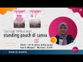 Cara mudah membuat desain standing pouch di canva