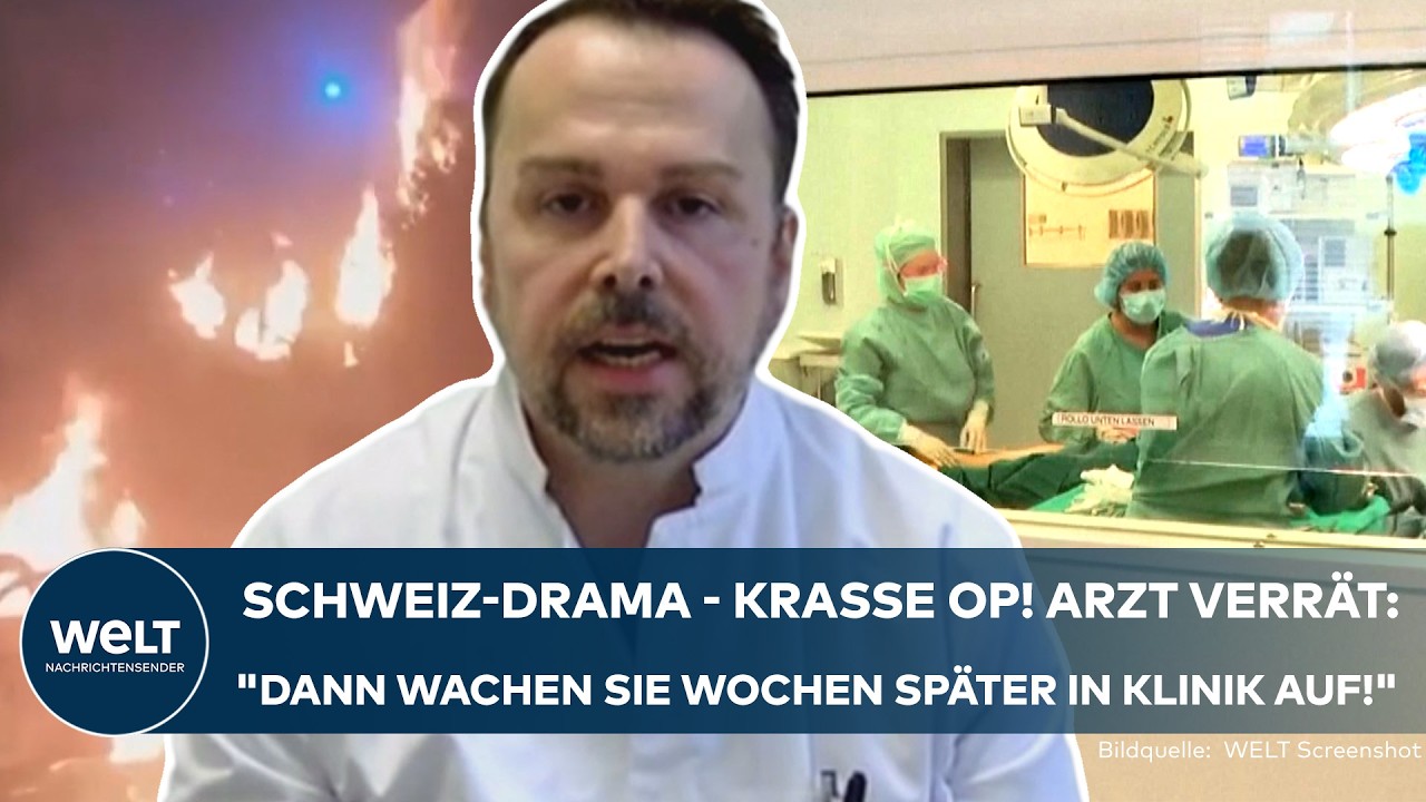 CRANS-MONTANA: „Dann wachen sie Wochen später in der Klinik auf“ |Oberarzt mit schockierende Details