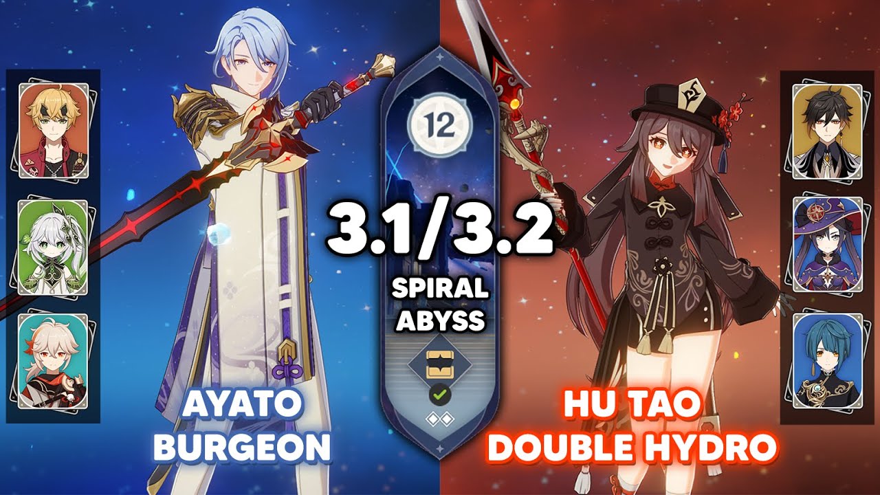 Ayato Hutao Dual DPS Team Comp, C0 Ayato Hutao Thoma Xingqiu