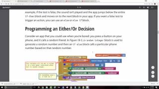 AppInventor2 - Lecture69 - Textbook Chapter 18 - Conditional Blocks