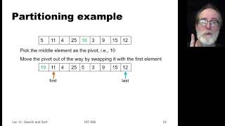 Celebrity IAT806 Lecture 11.3 Quicksort Net Worth