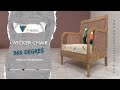 Wicker chair 360  furniture 3d  product visualization  arm chair  jd visualization