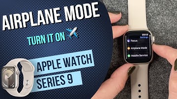 Apple Watch 9 - How to activate the airplane mode • ⌚️ • ✈️ • 🔛 • Tutorial