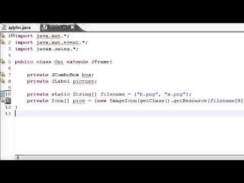 Part 68: Java Programming Tutorial - JComboBox .