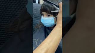 Potong Rambut / Poni Anak Balita Keren | Waktunya Ke Salon #kecantikan #potongrambut #hairstyles