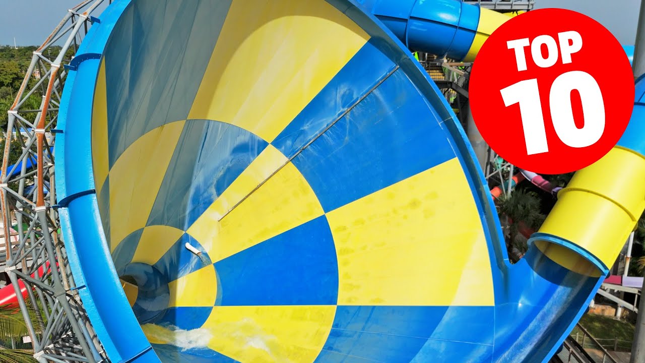 TOP 10 Rides at Rapids Water Park in Riviera Beach, Florida