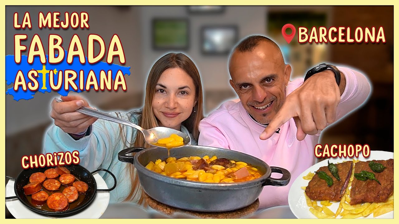 La mejor FABADA de Barcelona ❓ Comemos en el ASTURIANO TOP según TripAdvisor ⭐ y Google Maps 📍