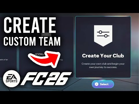 How To Create Full Custom Team In FC 26 - Step By Step