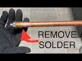 How To Desolder Copper Pipes And Fittings