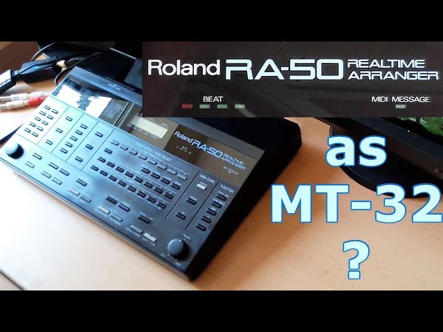 The inexpensive MT-32: Roland RA-50 Realtime Arranger playing