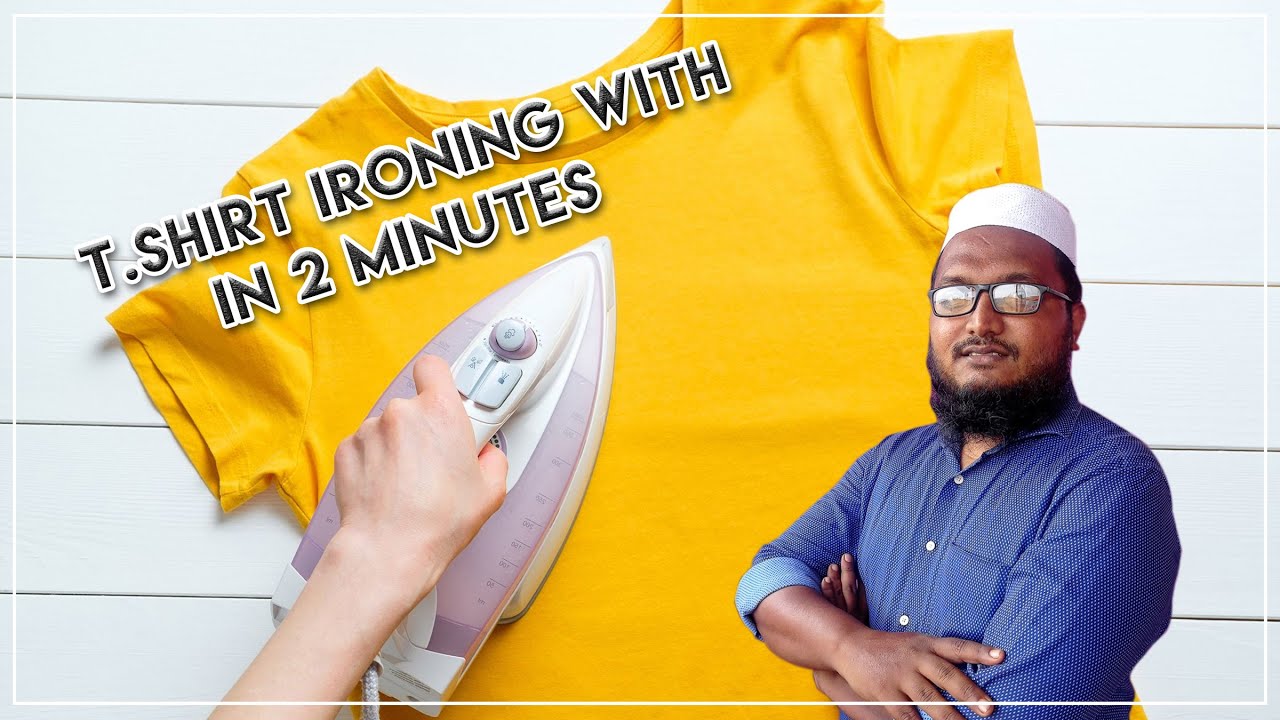 T.Shirt Ironing with in 2 Minutes | How to iron T.Shirt in Tamil |  Laundry Secret | Laundry