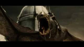 Video thumbnail of "LOTR: Gandalf v Witch-king of Angmar (Deleted Scene)"