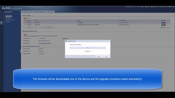 Zyxel USG Series - Cloud Firmware Update to v4.25