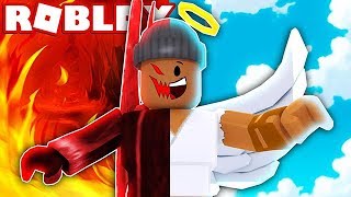 Angels Vs Demons Simulator In Roblox Youtube - angel vs demon roblox