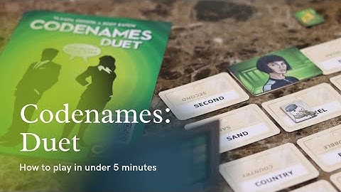 How to Play Codenames Duet in under 5 minutes