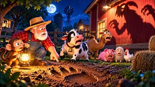 The Mysterious Shadow at Old MacDonald’s Farm! 🐄🌙 | Kids Story & Song