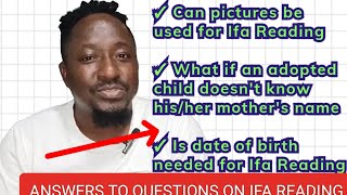 Ifa Reading Questions and Answers
