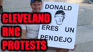 Cleveland RNC Protests Highlights