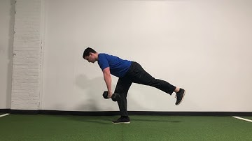 Single Leg RDL with Single Arm Row