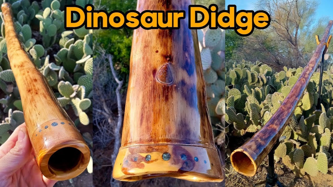 Dinosaur Bone Didgeridoo in B