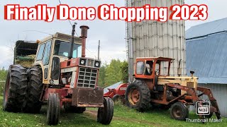 Finishing Corn Chopping 2023!/New Cattle Chute/Preparing for MN Youth Hunt