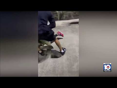 Video shows 7 kids beating teen during football game in Davie