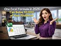 Excel 2026: One Excel Formula That Can Solve 10,000 Problems Instantly!