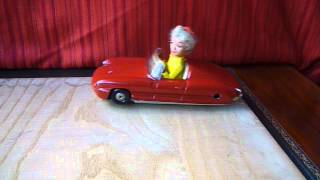 1950's Schuco Tin Wind-up Dalli 1011 w/ rare Texi head variant