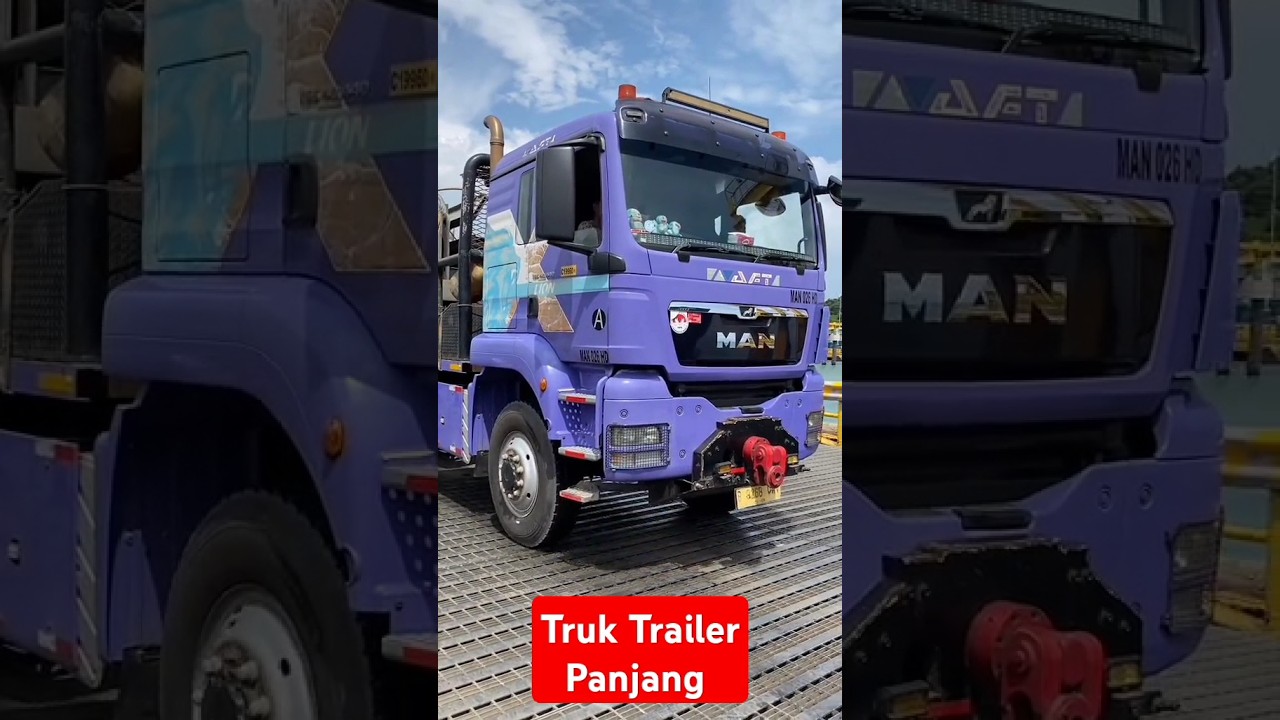 Truk Trailer Panjang 