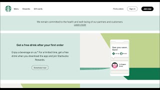 Starbucks clone coding with HTML & CSS(SCSS)