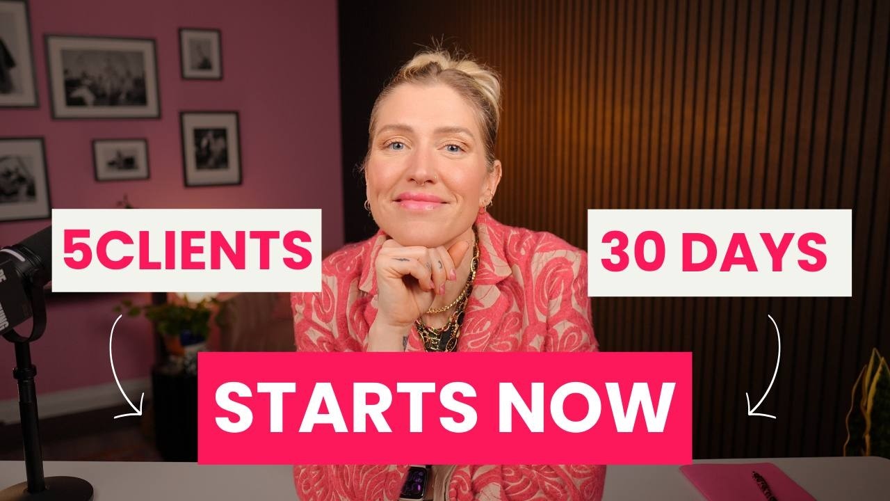 3 Things You Need to Sign 5 New Clients in the Next 30 Days - YouTube