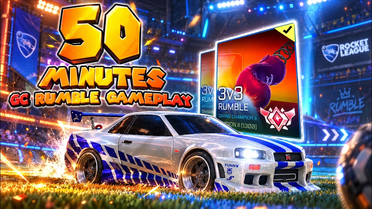 50 minutes of GC Rumble Gameplay | Rocket League [No commentary] - YouTube