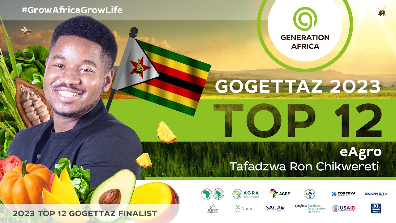 Tafadzwa Ron Chikwereti, eAgro, Zimbabwe - GoGettaz Agripreneur Prize Finalist 2023