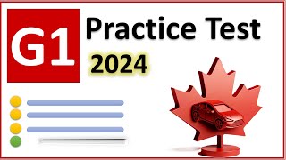 G1 Practice Test 2024 Part B 40 Questions Answers Road sign and Rule of the Road