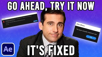 Fix Layer Exceeds Maximum Size Error in After Effects | Change Preview Resolution Easily