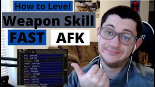 FASTEST and BEST 100% AFK Weapon Skill Leveling in PREPATCH