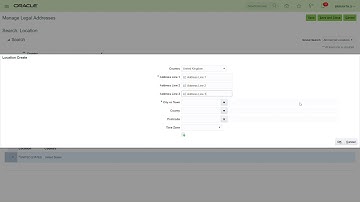 09  Creation of Legal Address in Oracle Cloud R12