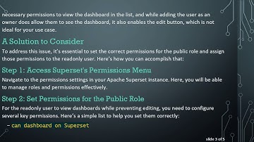 How to Grant Readonly Access to Dashboards in Superset