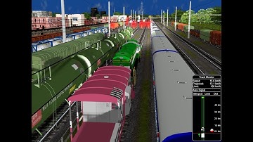 Attached Second Loco And Chemical Coaches In Pick Up Duties || Part Two || IR In MSTS Open Rail