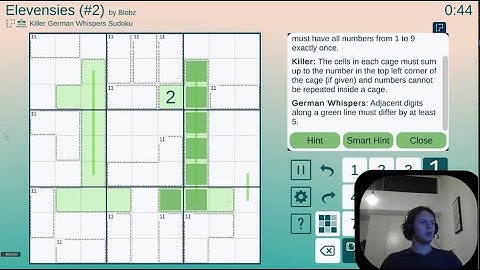 Solving the "Cracking the Cryptic" Puzzle #2 - Elevensies