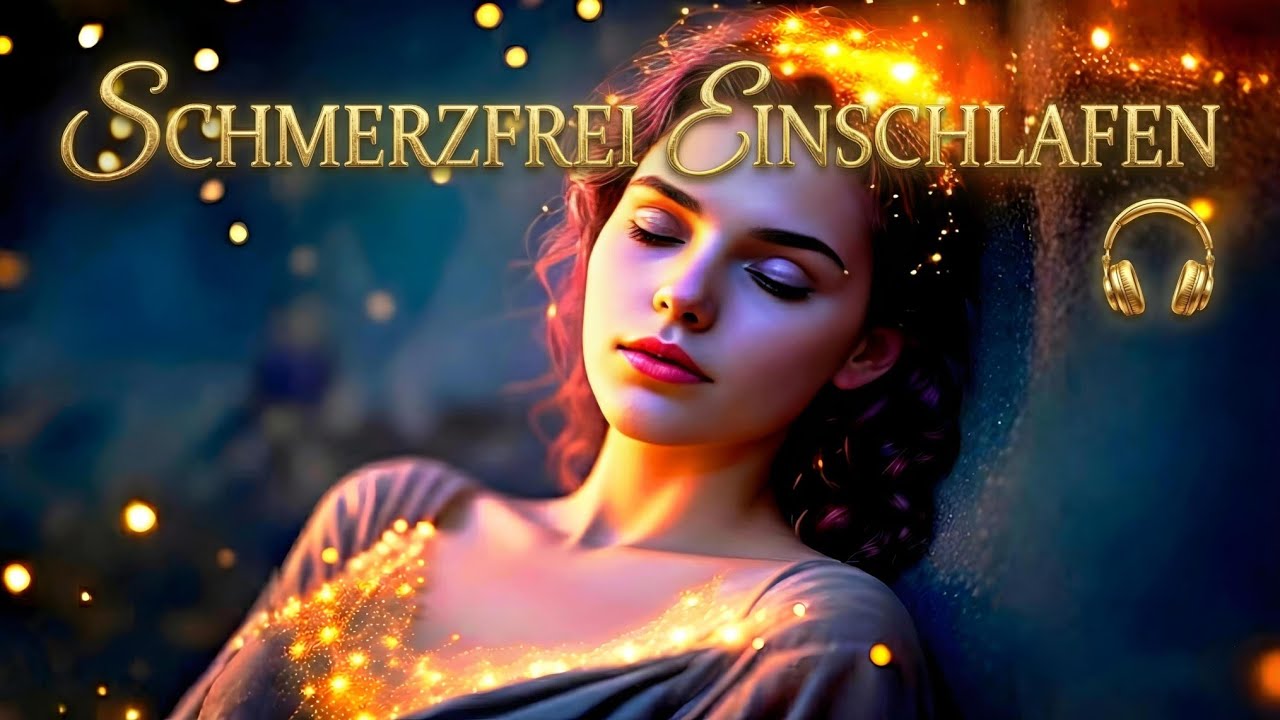 Endlich schmerzfrei schlafen: Geführte Hypnose zur Heilung & Regeneration 🌙 (174Hz & 528Hz)