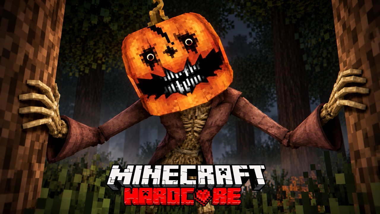 Minecraft’s NEW Pumpkin King horror Mod is TERRIFYING..