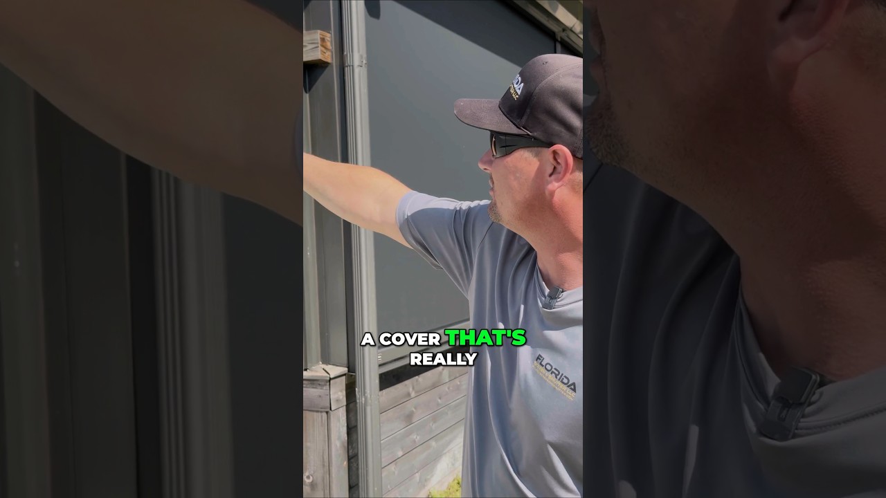 This is precision installation: Our custom roll down screen project 