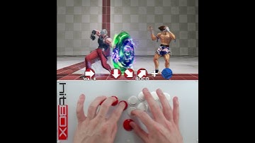 Prevent DP inputs in KOF XV #HitBox #HowToHitBox #KOF #KOFXV #Leverless #SOCD