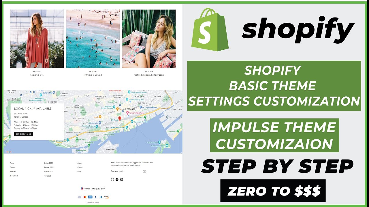 Shopify Theme Settings Customization | Shopify Basic Theme Settings ...