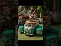 VW Bus Shaped Outdoor Patio Set – Retro Charm for Your Backyard